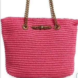 Kurt Geiger London Raffia Tote 🌈